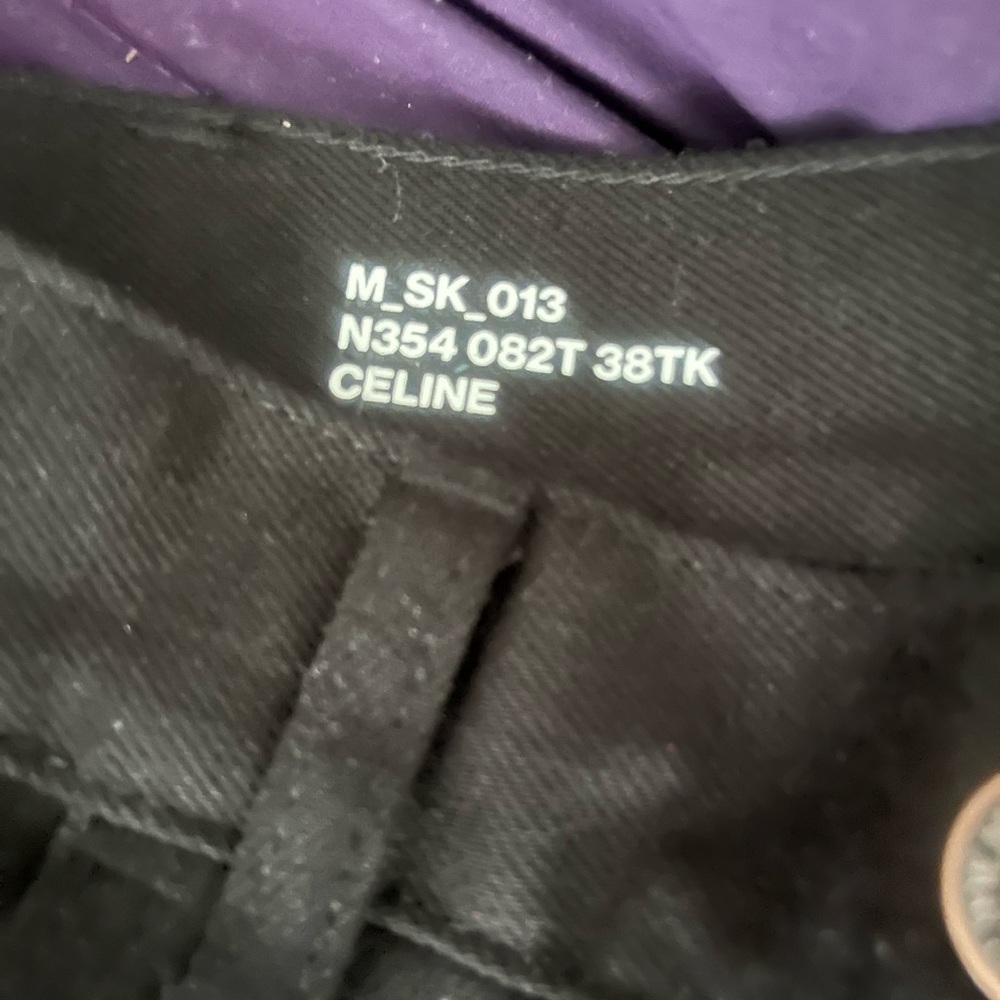 Celine Black Lowrise Skinny Jeans